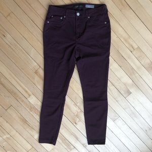 Dark Purple High Waisted Jegging